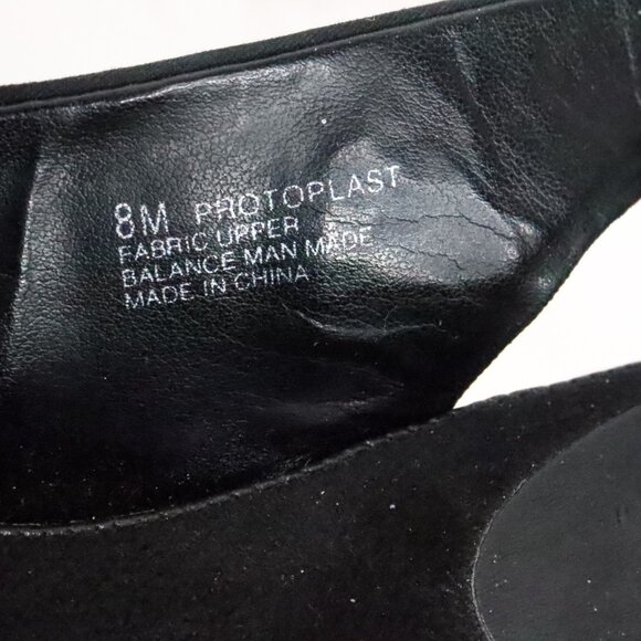 Aerosoles Women's 8M Protoplast Black Fabric Bow Classic Slingback Heels - Picture 9 of 10